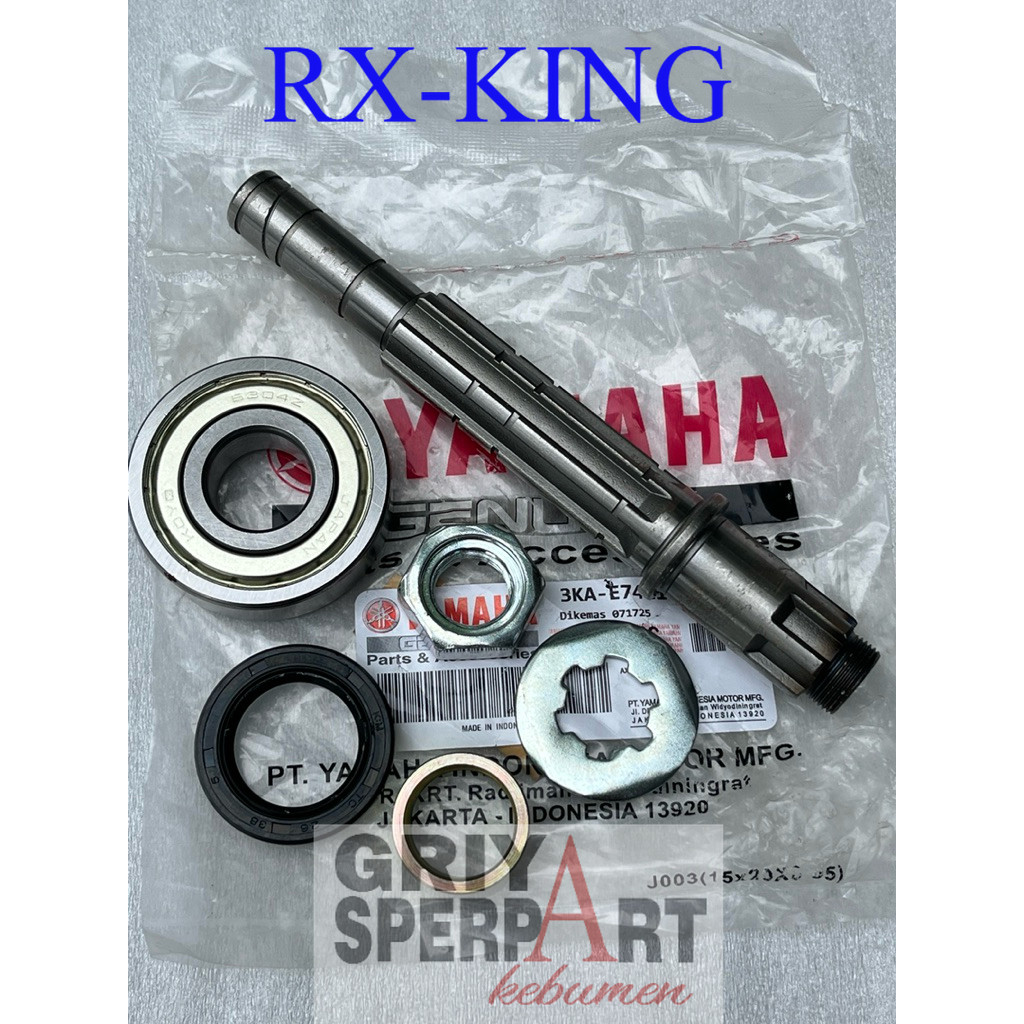 YAMAHA RX KING FRONT GEAR ASSEMBLY PACKAGE COMPLETE WITH BEARING BOSH ...