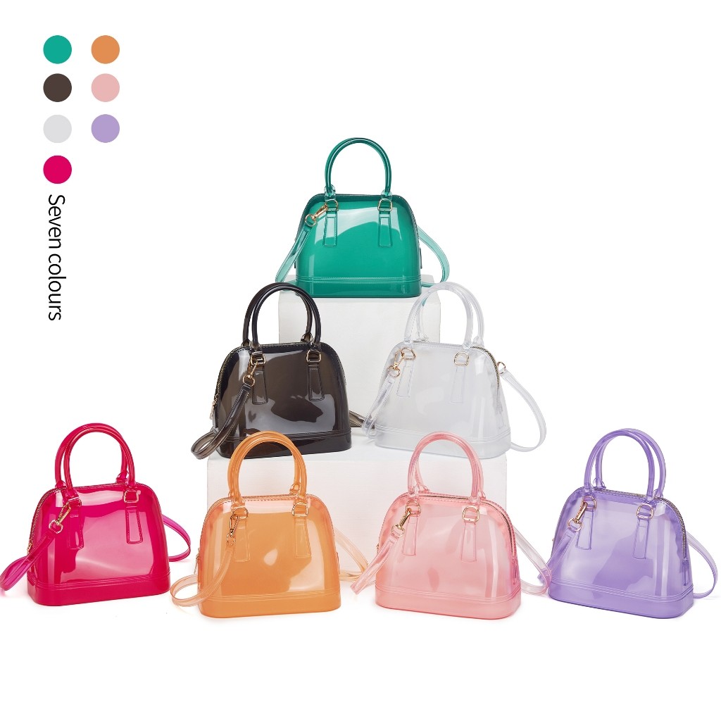 BaoBao 5087 Alma Shell Shape Transparent Jelly Macaroons Color Double ...