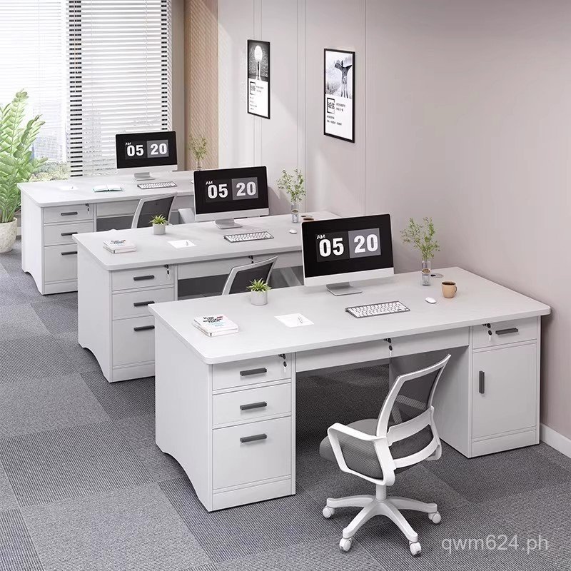 Workstation Simple Office Desk Single Boss Desk Employee Desk Modern ...