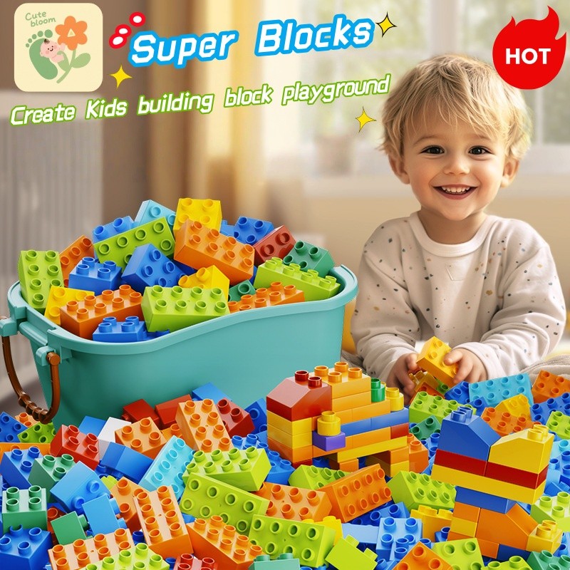 Interactive Large Particle Building Blocks Kids Create Their Dream ...