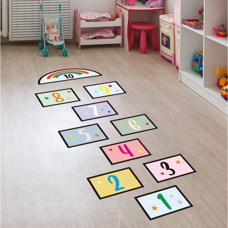 Wall Stickers Bedroom For Local Use Digital jumping Model (Floor ...