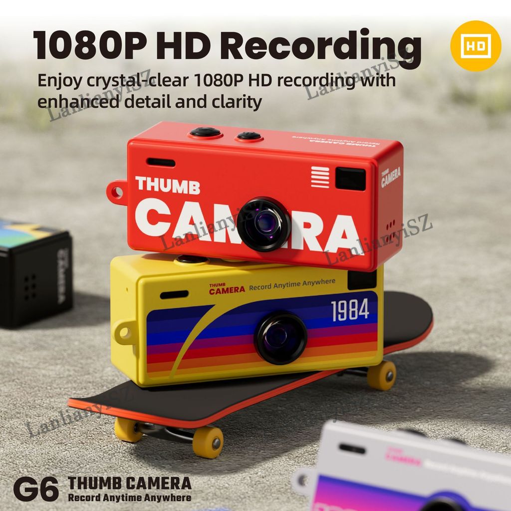 Children's Camera G6 Thumb Camera 26g Ultra Mini Portable 1080P High ...