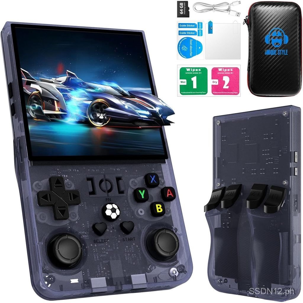 New R36MAX Open Source Handheld Retro Handheld Game Console4.0Inch IPS ...