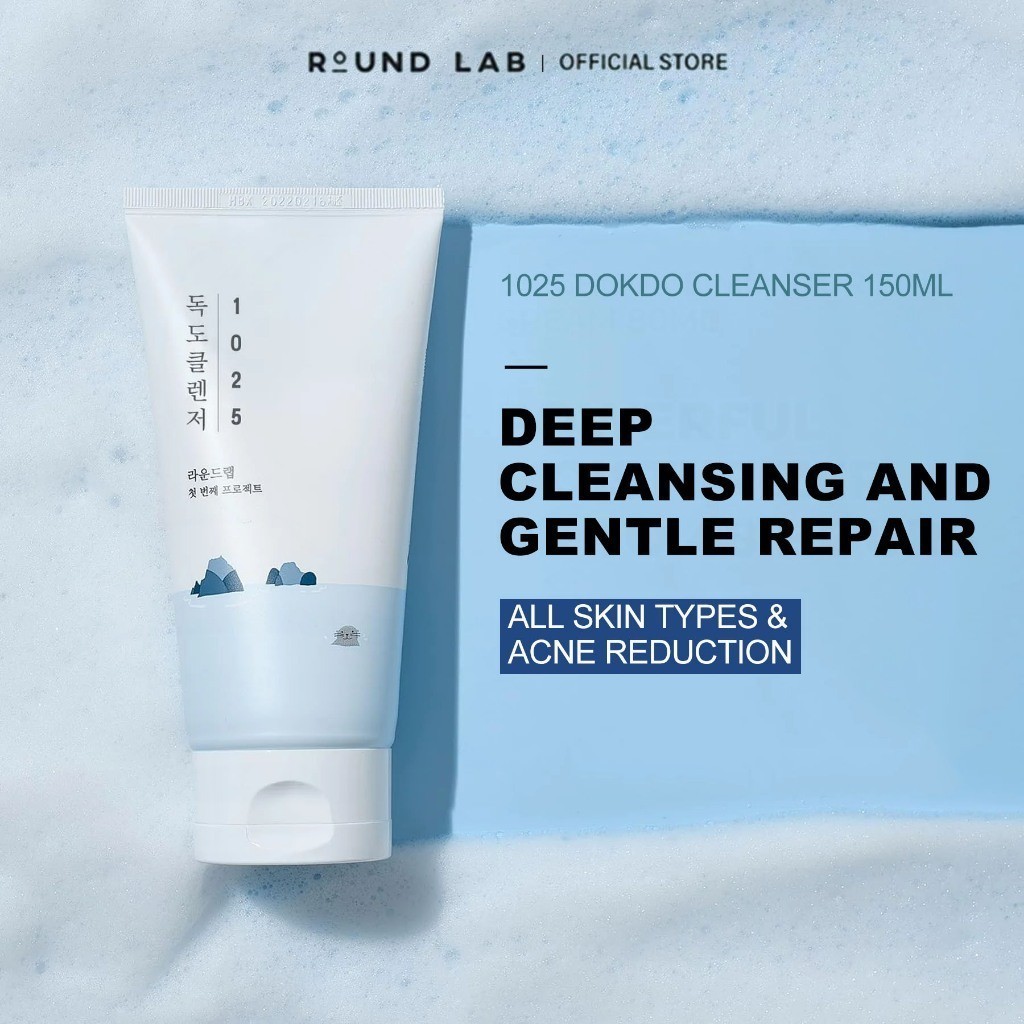 Round Lab 1025 Dokdo Cleanser 150ml | Gentle cleansing，Soothes skin ...