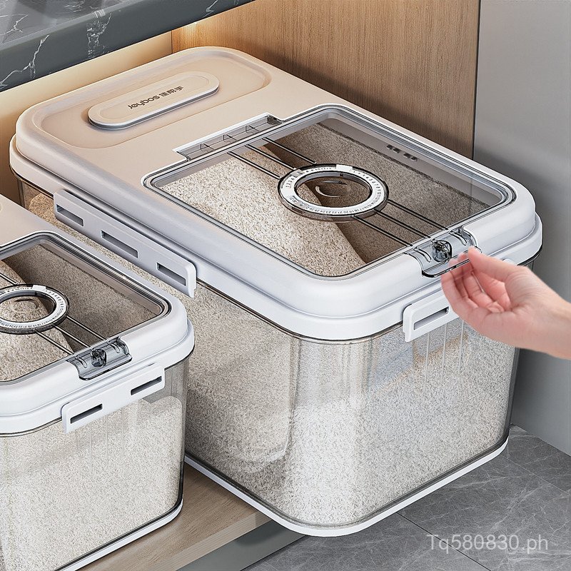 Moisture-Proof Rice Storage Container for Home Use, Sealed Rice Bin ...