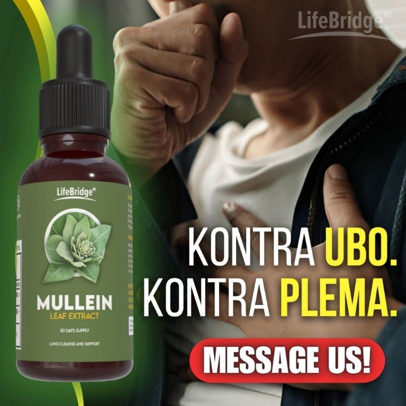 Mullein Leaf Extract Original Cough & Lung Support Respiratory Drops ...