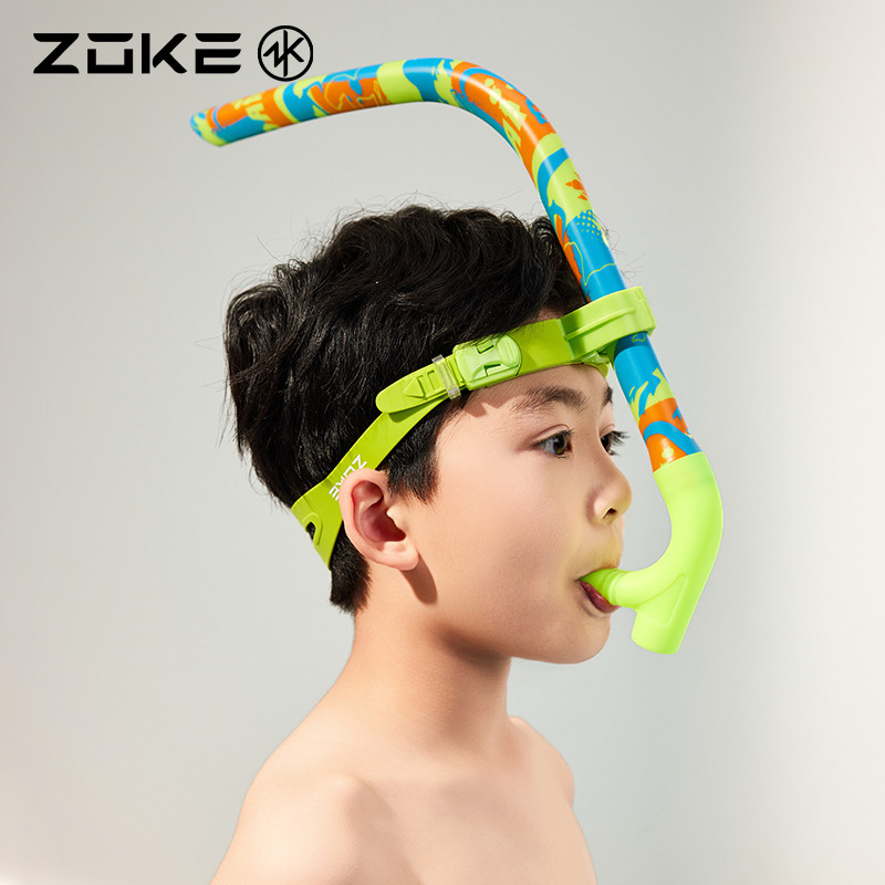 ZOKE Childrens Wet Snorkel Essential for Freestyle Frog Kick Easy ...
