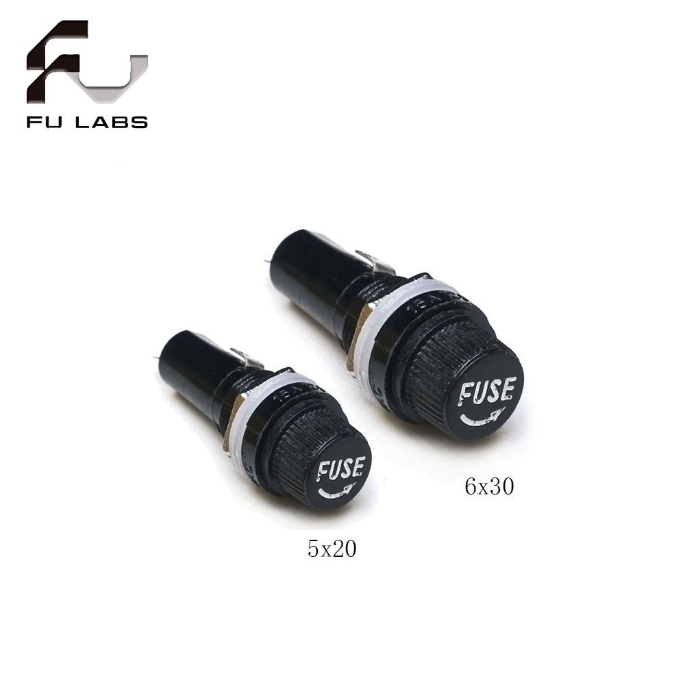 Glass Fuse Holder 5x20 6x30 InsuranceTube Socket Fuse Holder For ...