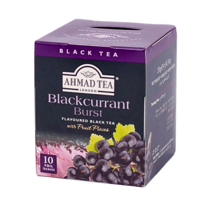 AHMAD TEA British Arman Blackcurrant Flavor Black TEA 10pcs ...