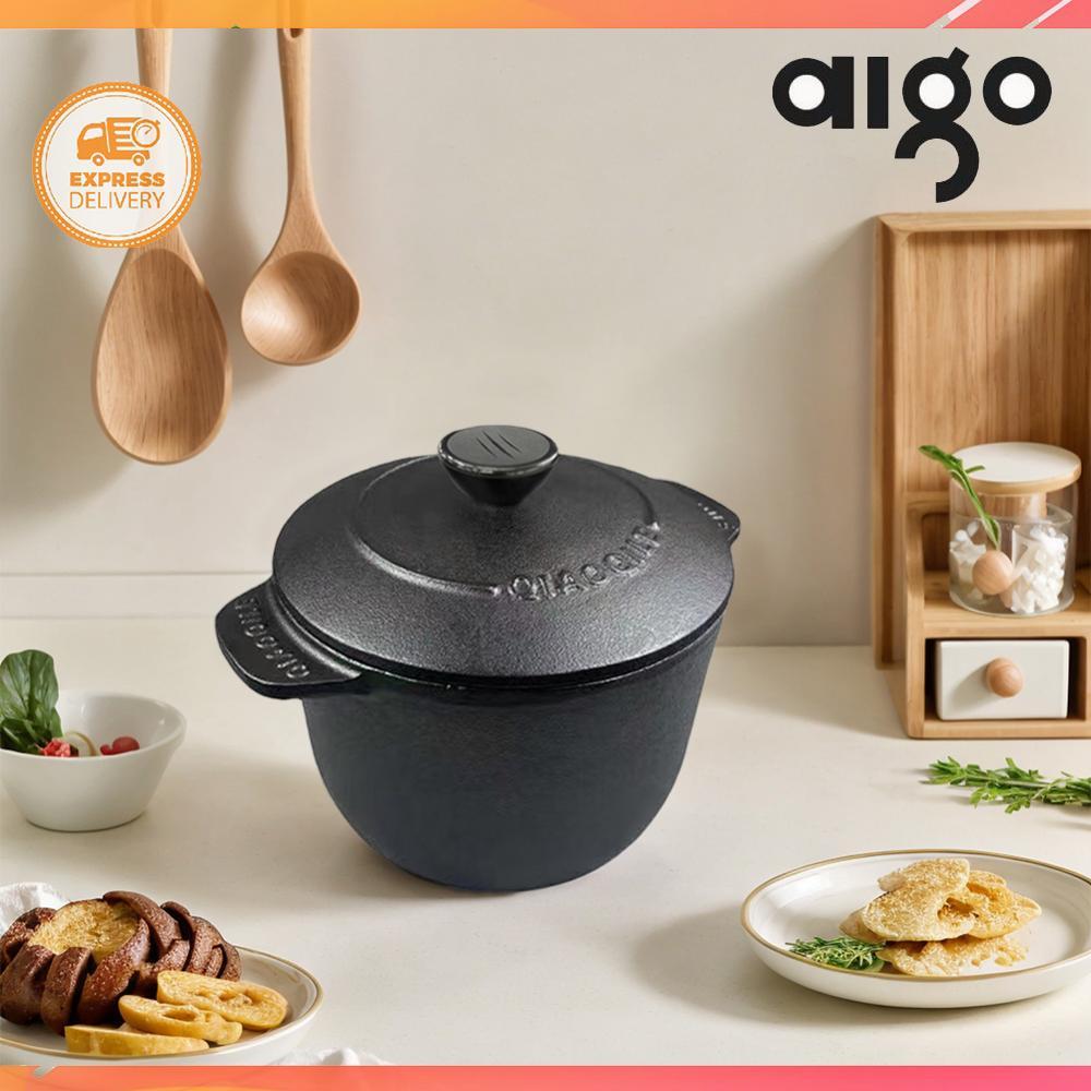 Cast Iron Rice Cooker Deepened Pot Induction Compatible Thickened Rice ...