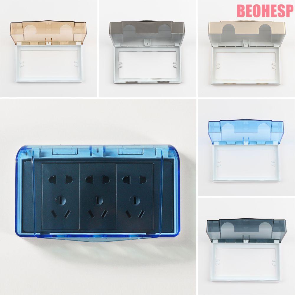 BEOHESP Switch Protection Box, Plastic Waterproof Socket Protector, 86 ...