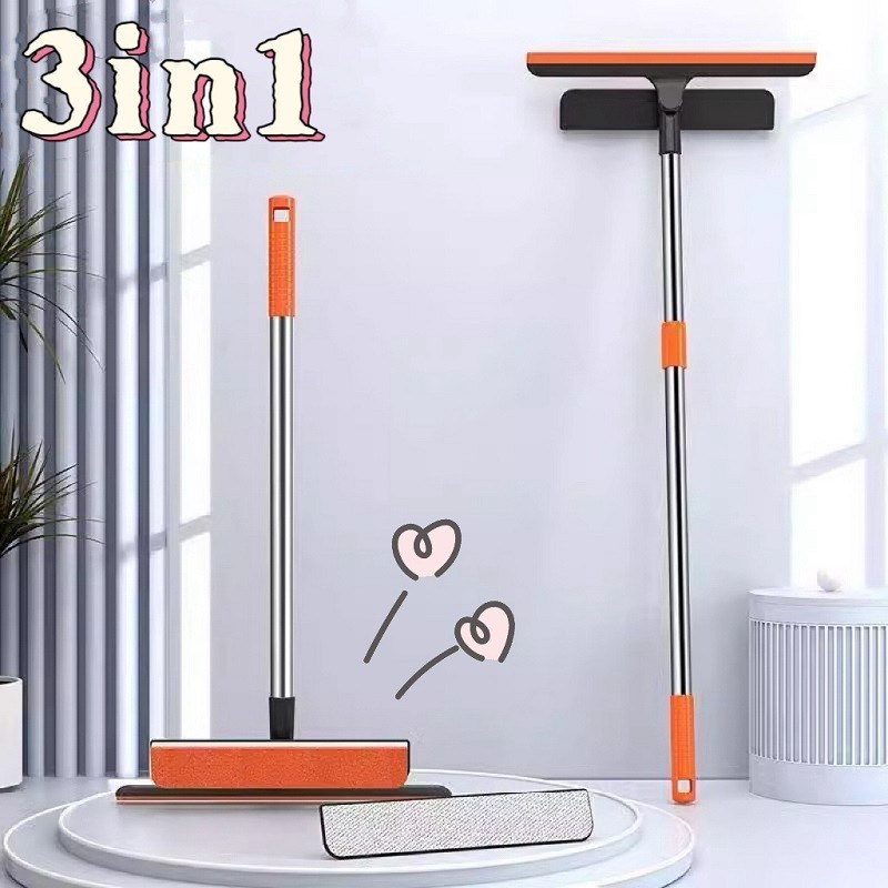 Professional Window Cleaning Kit 3 In 1 Rotating Squeegee And Scraper ...