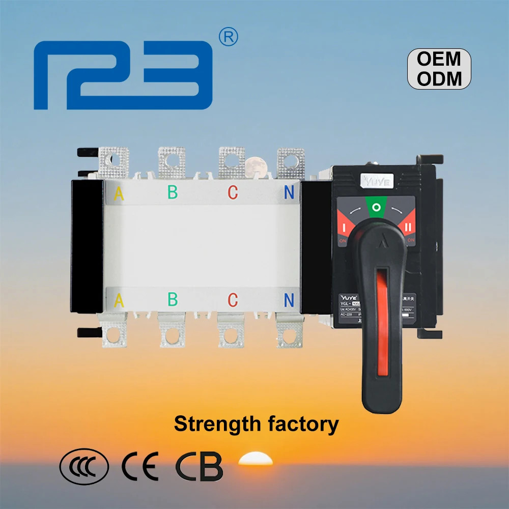 Genuine New Model I-O-II Three Positions 4 Pole Changeover Switch 3P ...