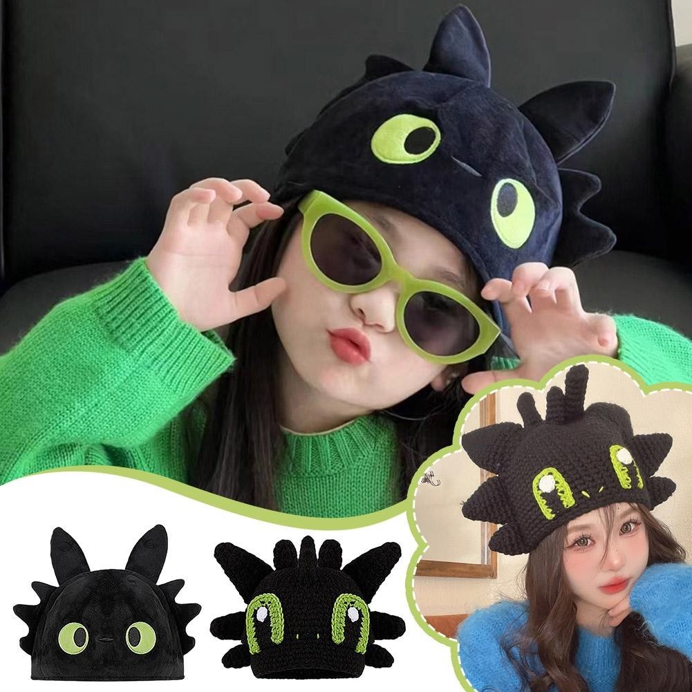 How To Train Your Dragon Toothless Hat Funny Cute Cartoon Handmade Hat ...