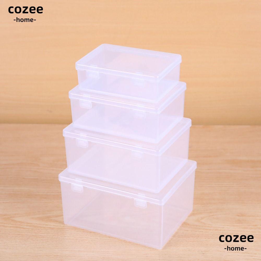 COZEE 1Pcs Storage Box, Rectangle Thickened Flip Box, Small Medium ...