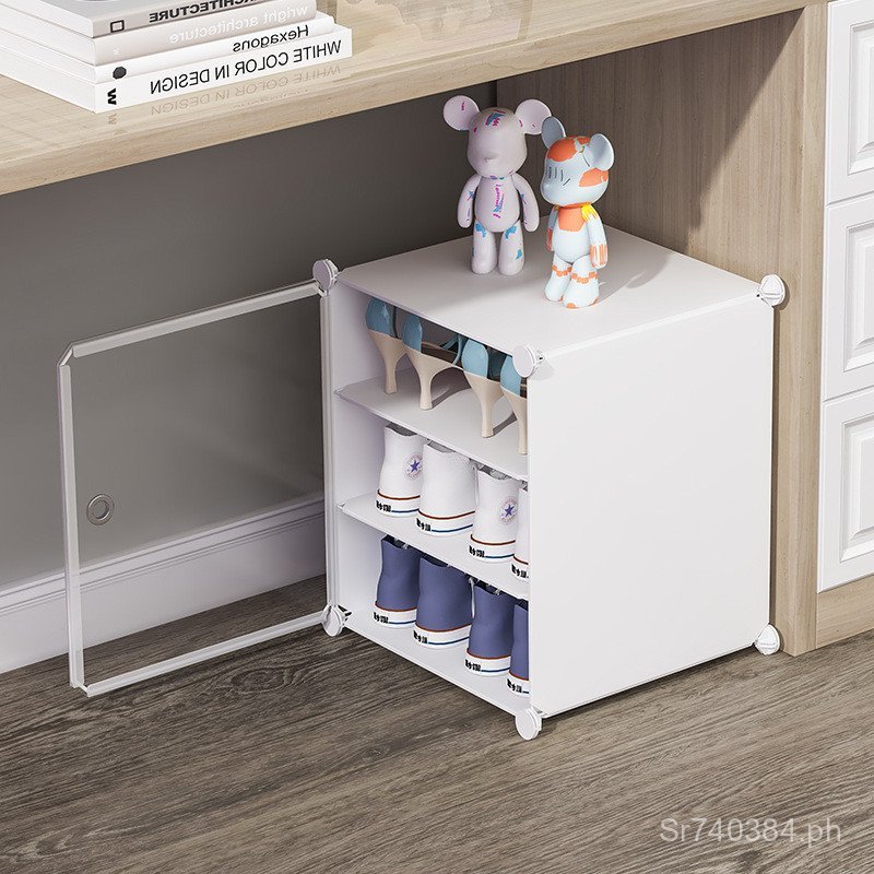 Doorway Shoe Box Internet Celebrity Folding Shoe Rack Transparent Table ...