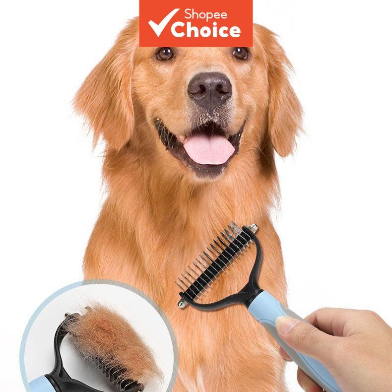 Dog and Cat Beauty Comb - Special 2-way combing comb that can remove ...