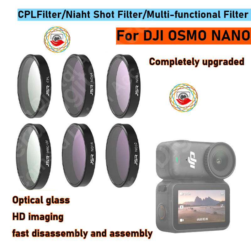 Camera Lens Filter for DJI Osmo Nano UV CPL Polarizing ND8 ND16 ND32 ...
