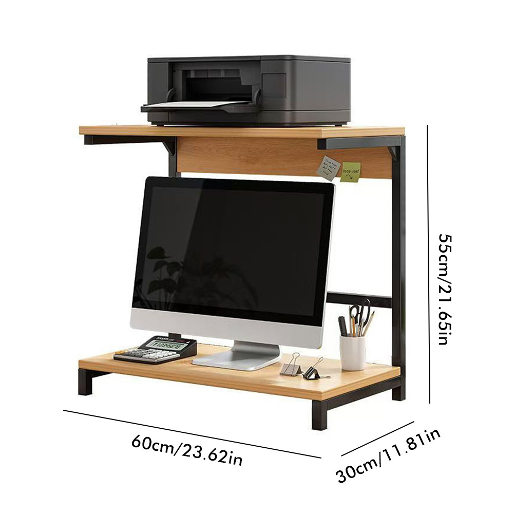 2-Tier Monitor Stand Printer Stand Monitor Desktop Stand Desktop ...