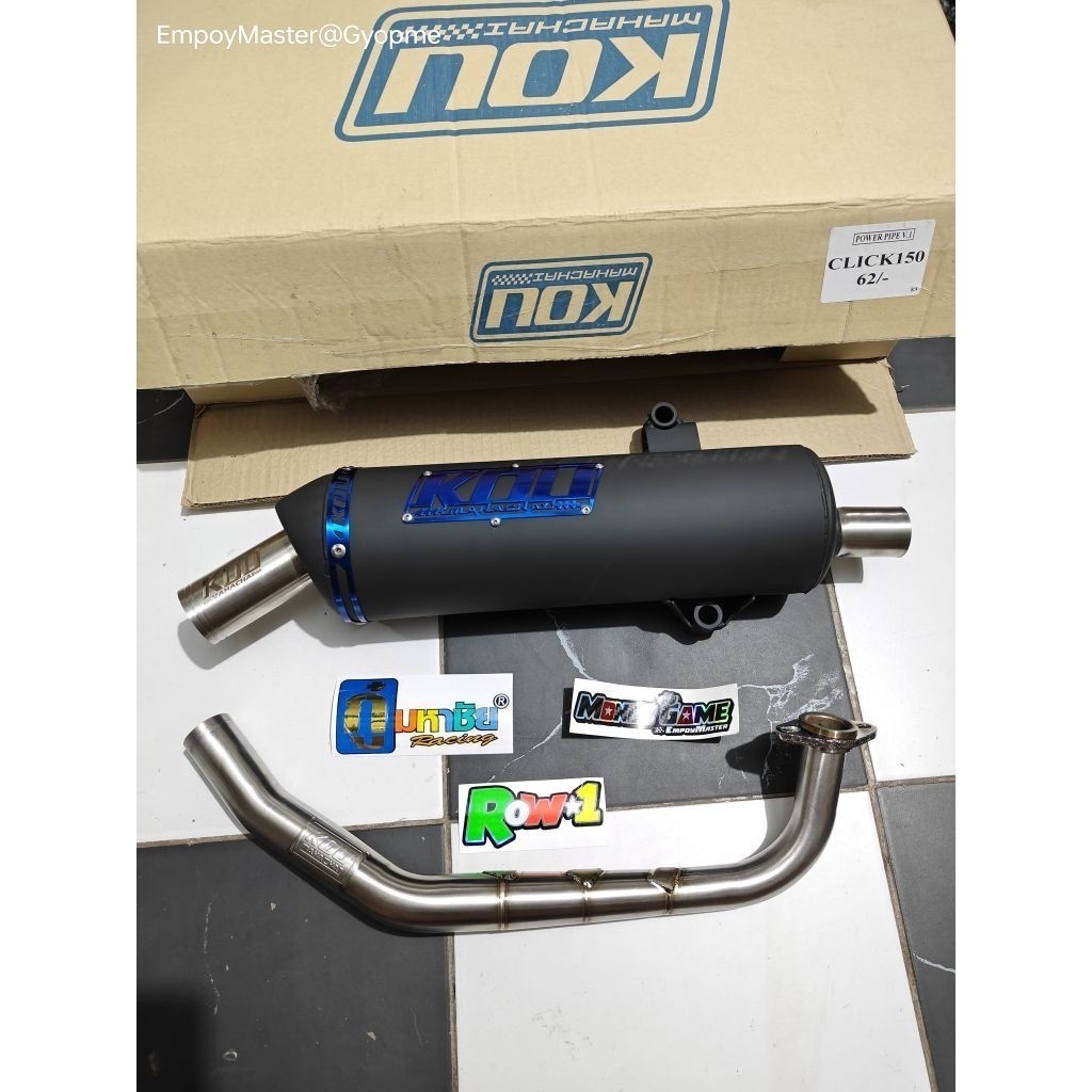KOU power pipe click 125 click 150. 2 in 1 | Shopee Philippines