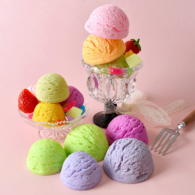 20251117 Simulation Ice Cream Model Fake Ice Cream Ball Food Haagen ...