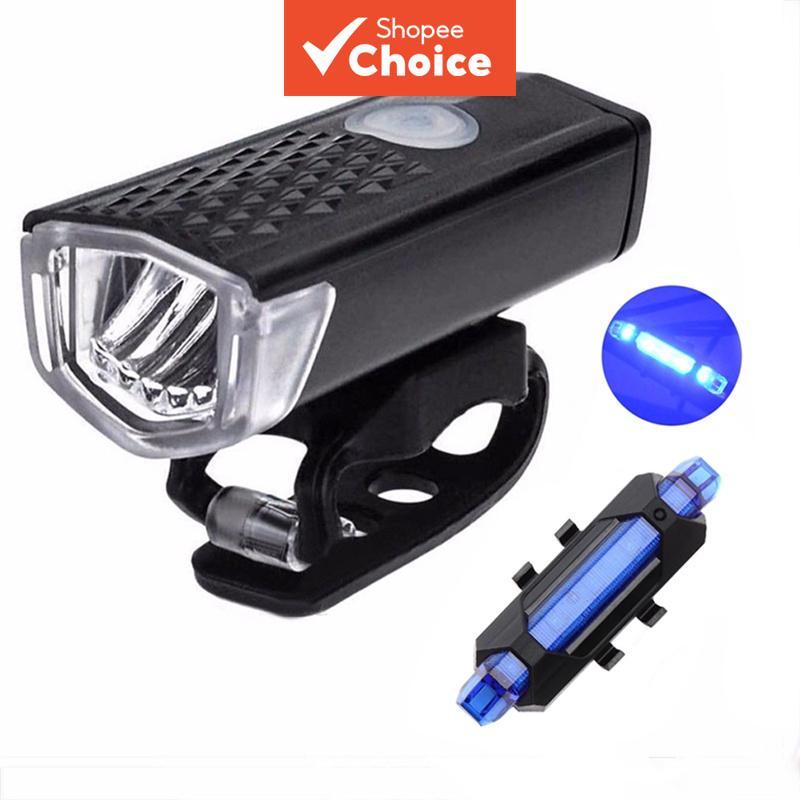 Bicycle Front And Rear Lights Charging Night Riding Lighting Cycling ...