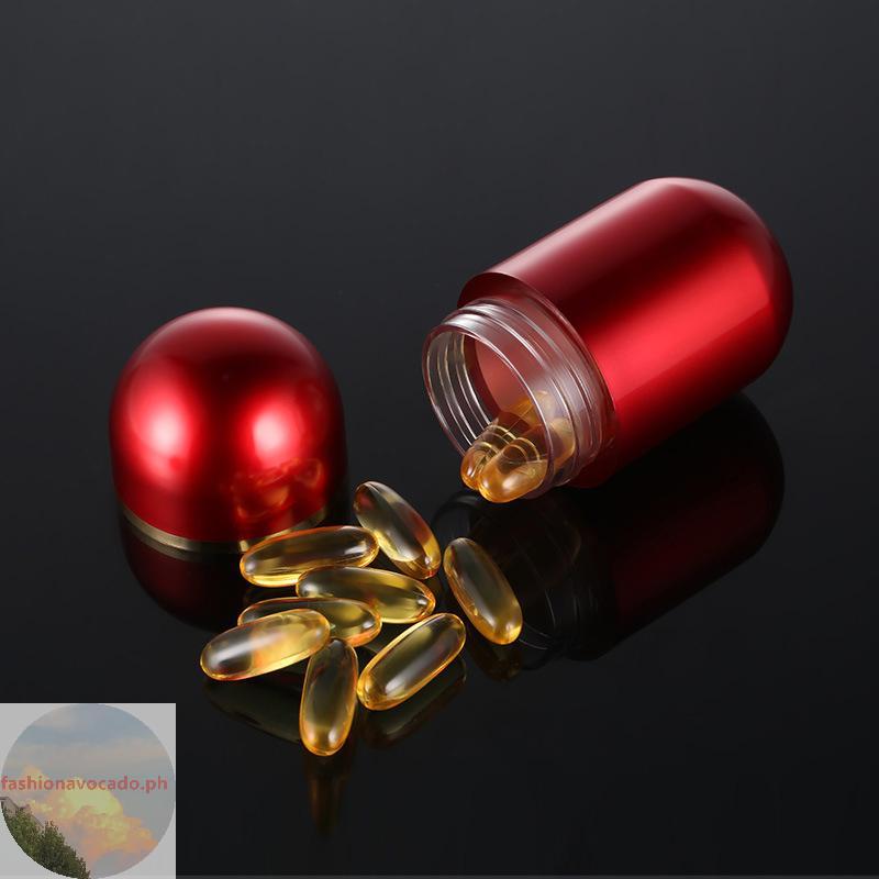 FHPH 30ML Acrylic Sample Tablet Packaging Bottle Container Pill Packer ...