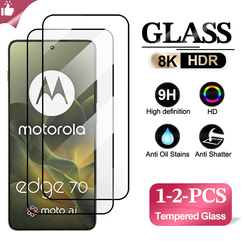 Moto Edge 70 Tempered Glass For Motorola Edge 60 Pro Fusion 50 40 30 ...