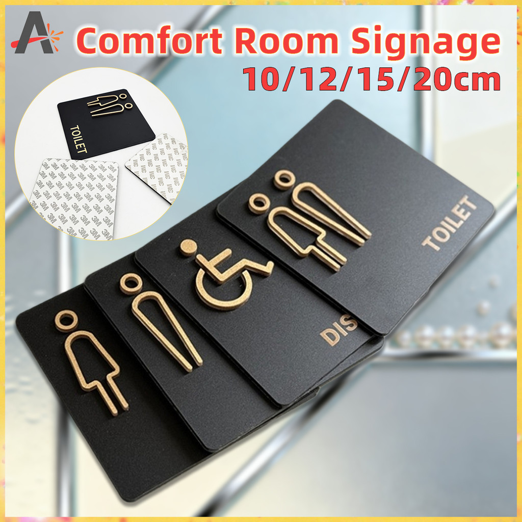 Shop comfort room sign for Sale on Shopee Philippines