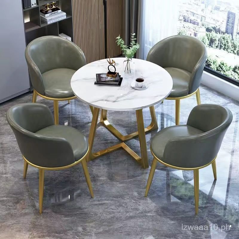 Negotiation Table and Chair Set for Sales Office, Balcony Leisure Table ...