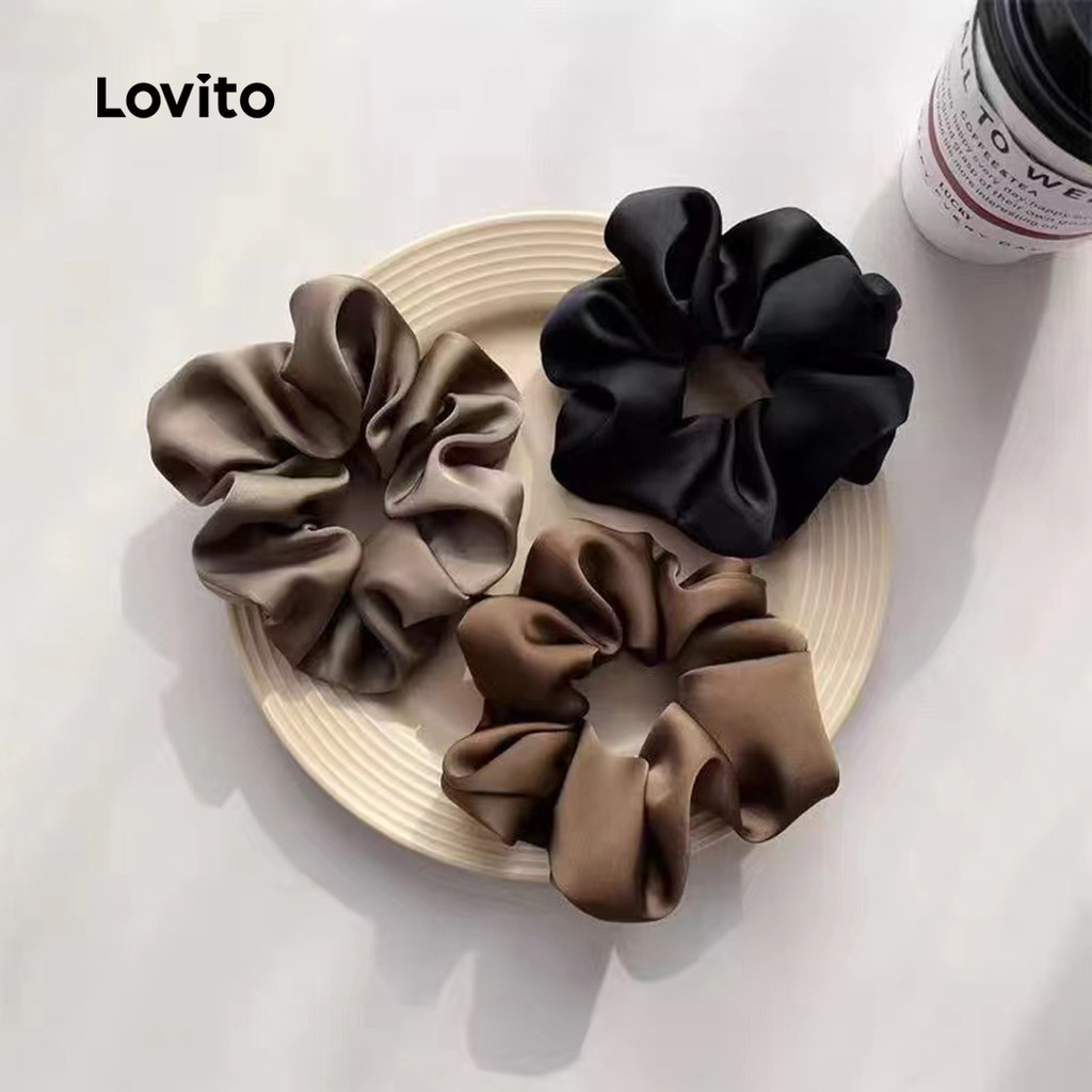 Lovito Ribbon Hair Ties LCS29A24 | Shopee Philippines