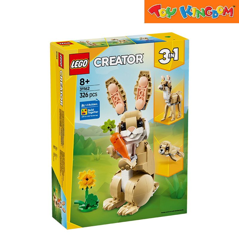 LEGO Creator 3-in-1 31162 Cute Bunny Building Blocks 2025 326pcs ...