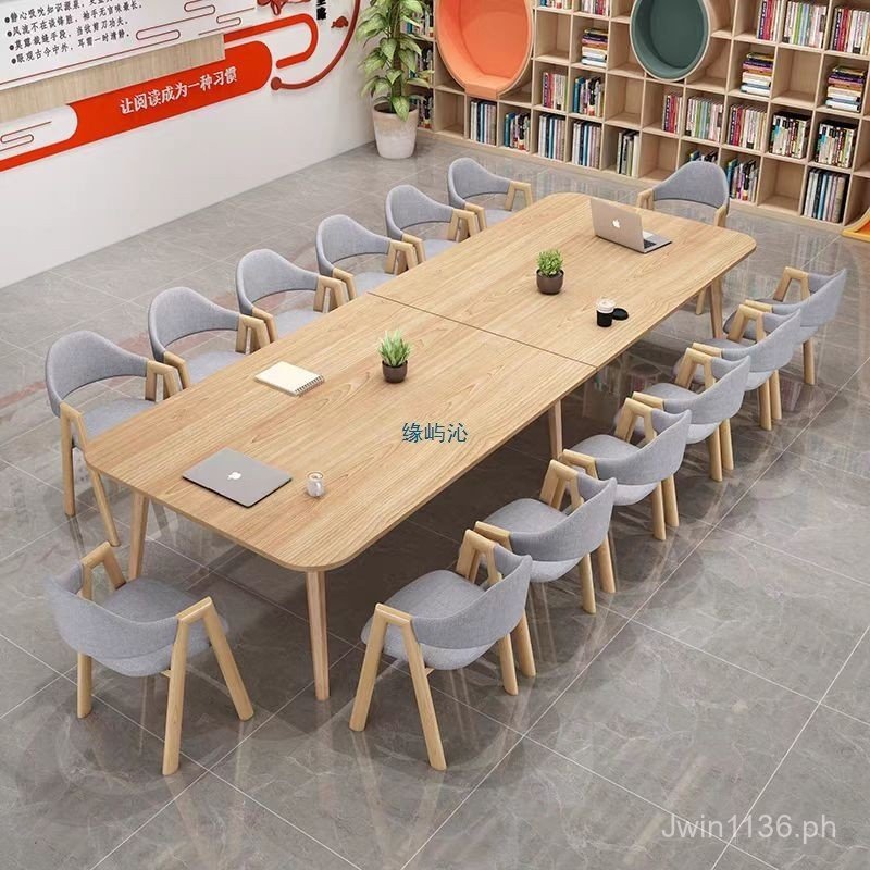 Script Murder Table and Chair Set Modern Reading Room Long Table Large ...