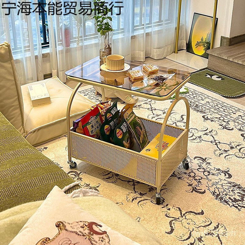 Modern Side Table Storage Rack Living Room Snack Storage Small Table ...