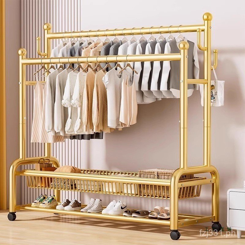 Bedroom Floor-standing Clothes Rack, Thickened Simple Household Storage ...