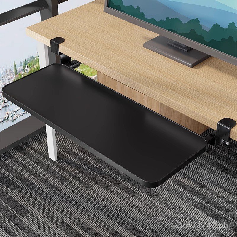 Sliding Rail No-Installation Bracket Mouse Drawer Rack Support No-Drill ...