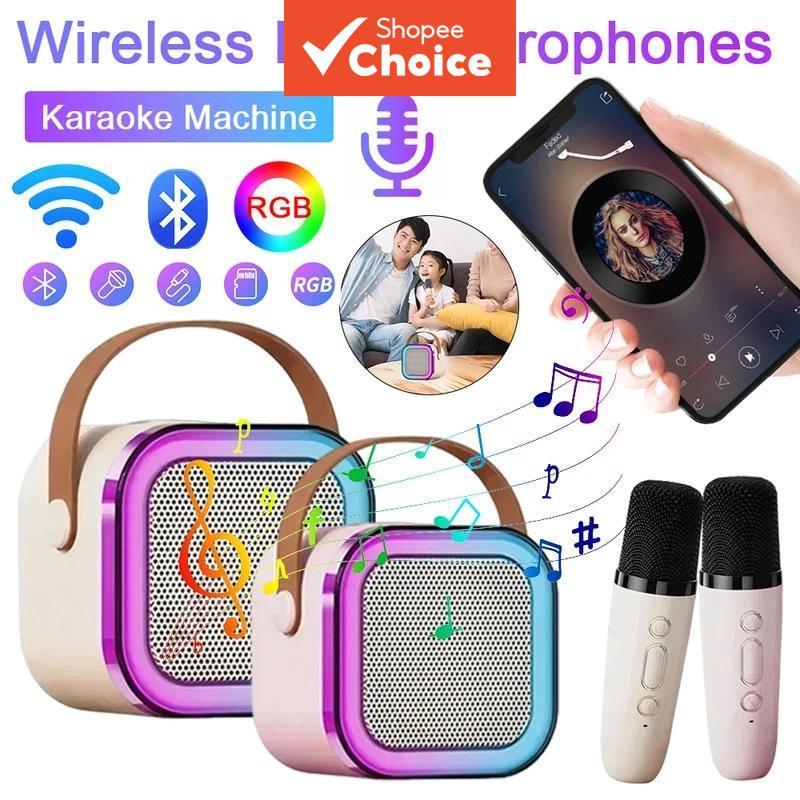 3-4Pcs Karaoke Wireless Audio Mini Speaker K12 Bluetooth Microphone ...