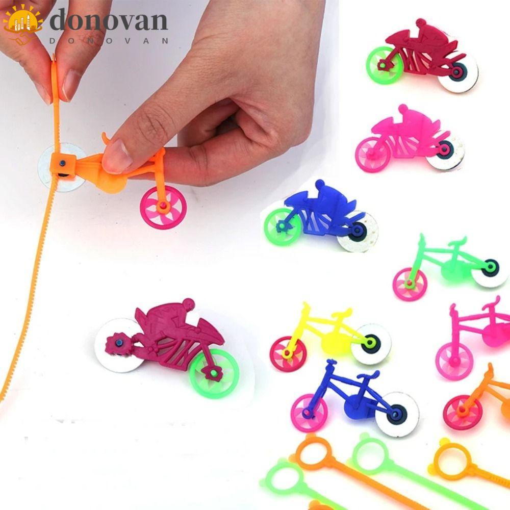 DONOVAN 10pcs/set Mini Pull Line Bicycles, Pull Line Toy Motorcycles ...