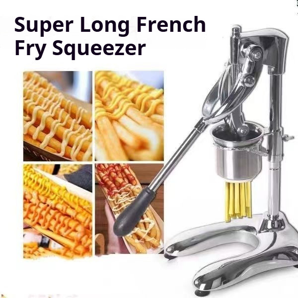 COD 12-Hole Long French Fries Press Maker Manual Potato Cutter Crispy ...