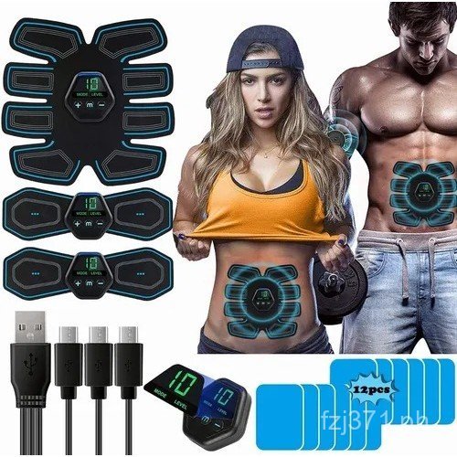 FDA Electric Abdominal Muscle Stickers Muscle Abs Stickers Stimulator ...