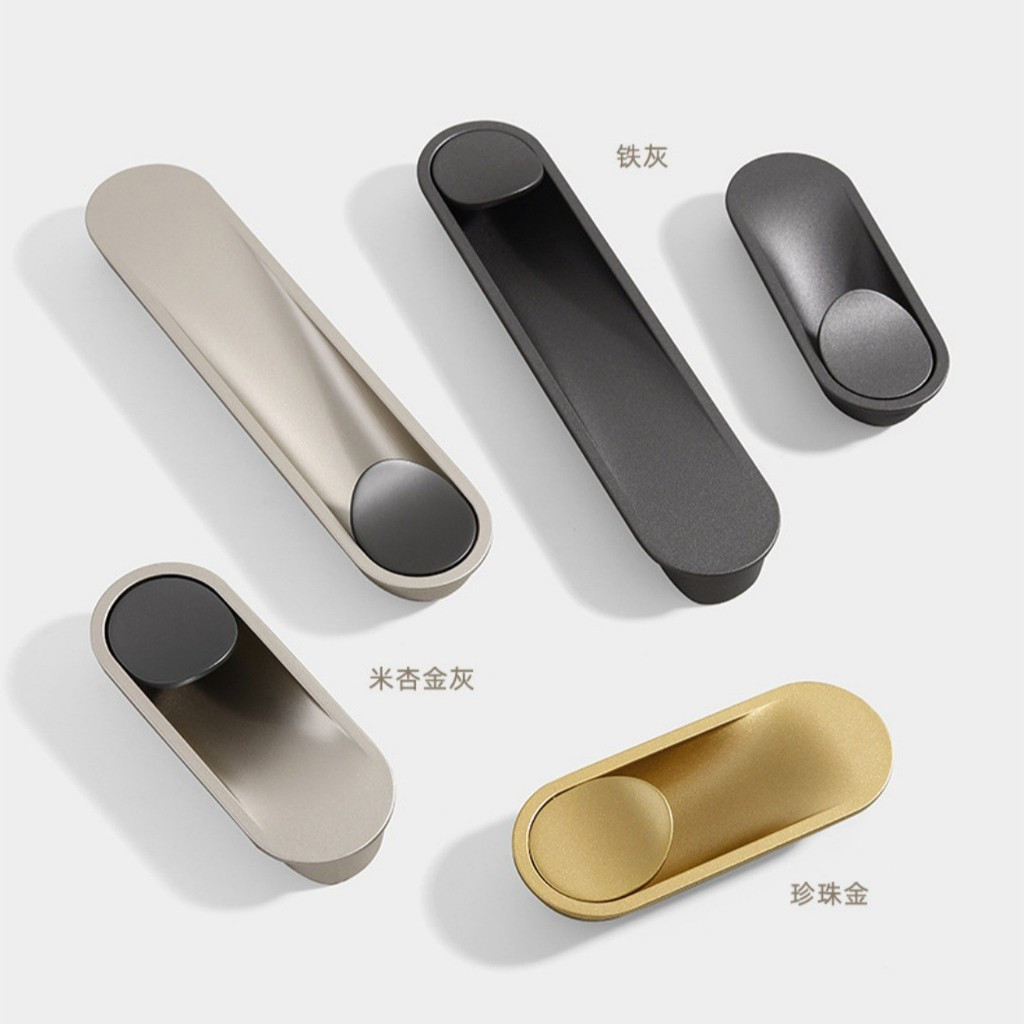 Modern Kitchen Cabinet Concealed Handle Embedded Handle Slotted ...