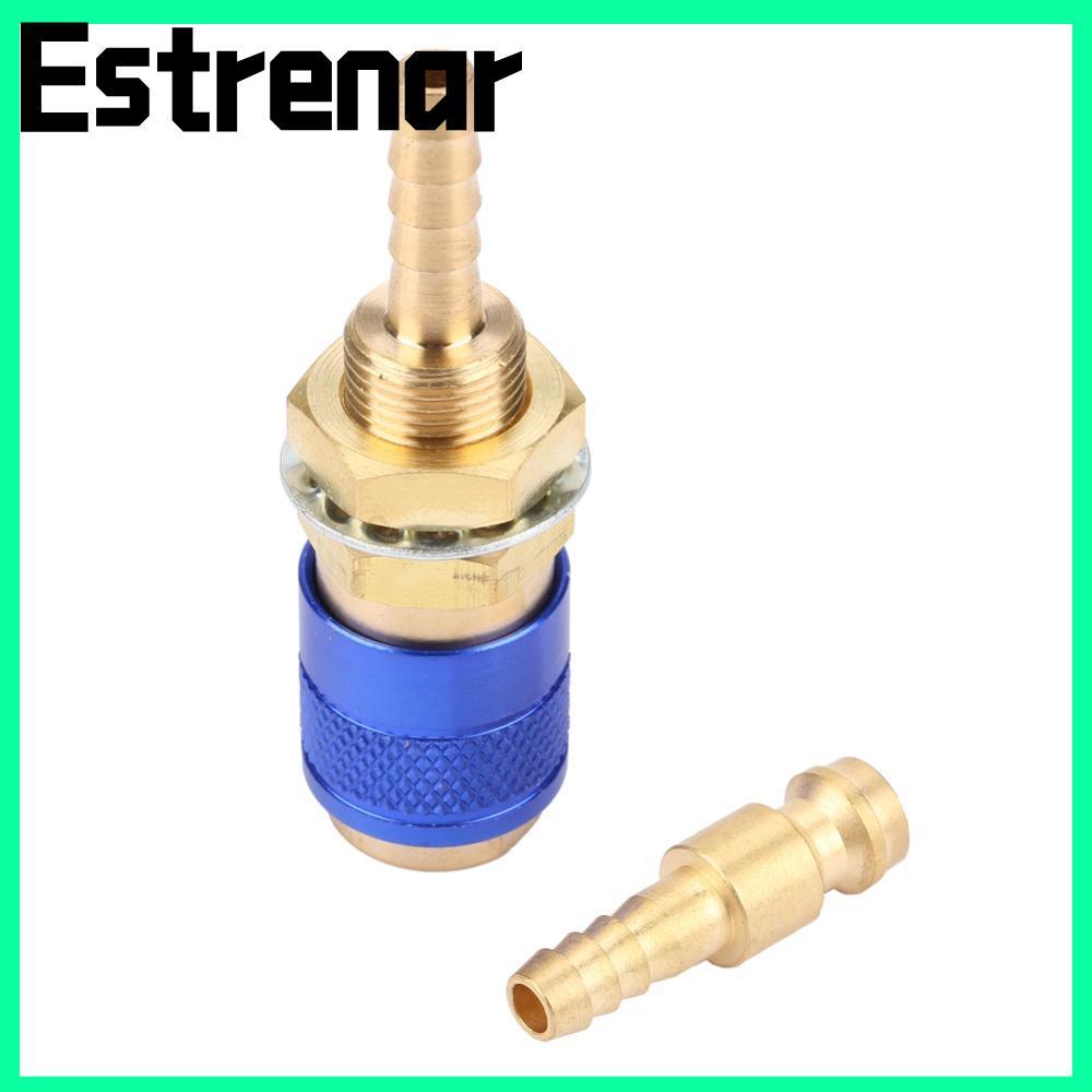ESTRENAR Water Cooled Gas Adapter, M6 Thread Size Brass Quick Connector ...
