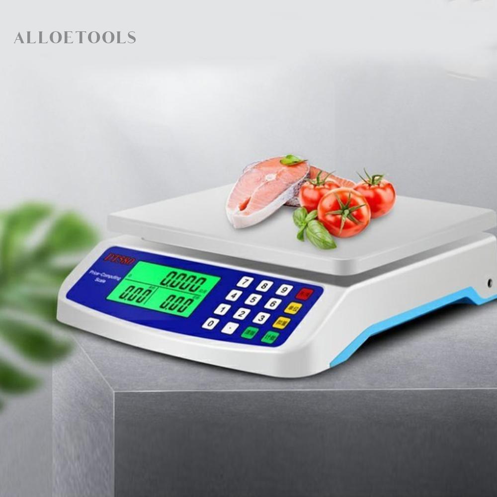 30kg/1g Large Digital Kitchen Scale Multi-Function Commercial Food ...