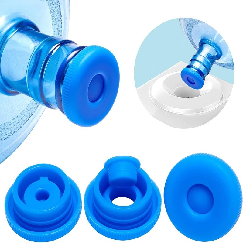 5 Gallon Water Jug Lids Silicone Water Dispenser Bottle Cap Reusable ...