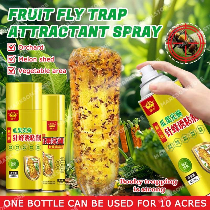Long-lasting stickiness Fruit fly trap attractant spray supernet insect ...