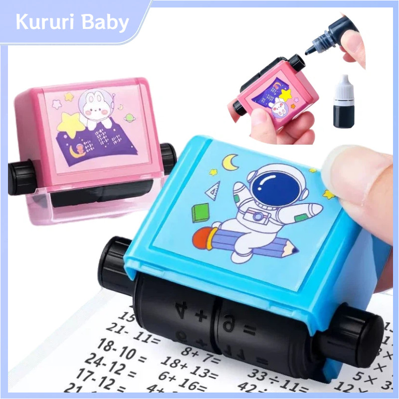 Math Roller Stamps Digital Practice Question Teaching Roller Addition ...