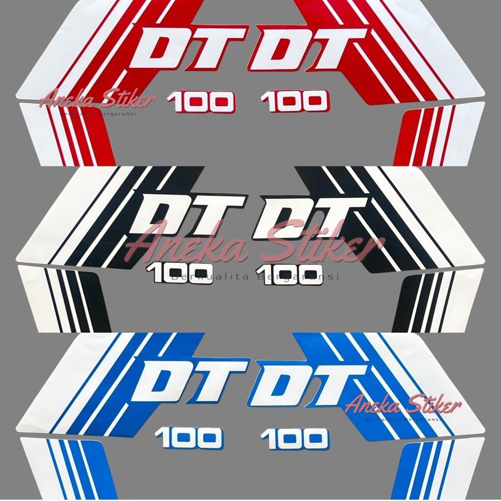 Yamaha Striping Stickers DT 100 DT100 Fullset | Shopee Philippines