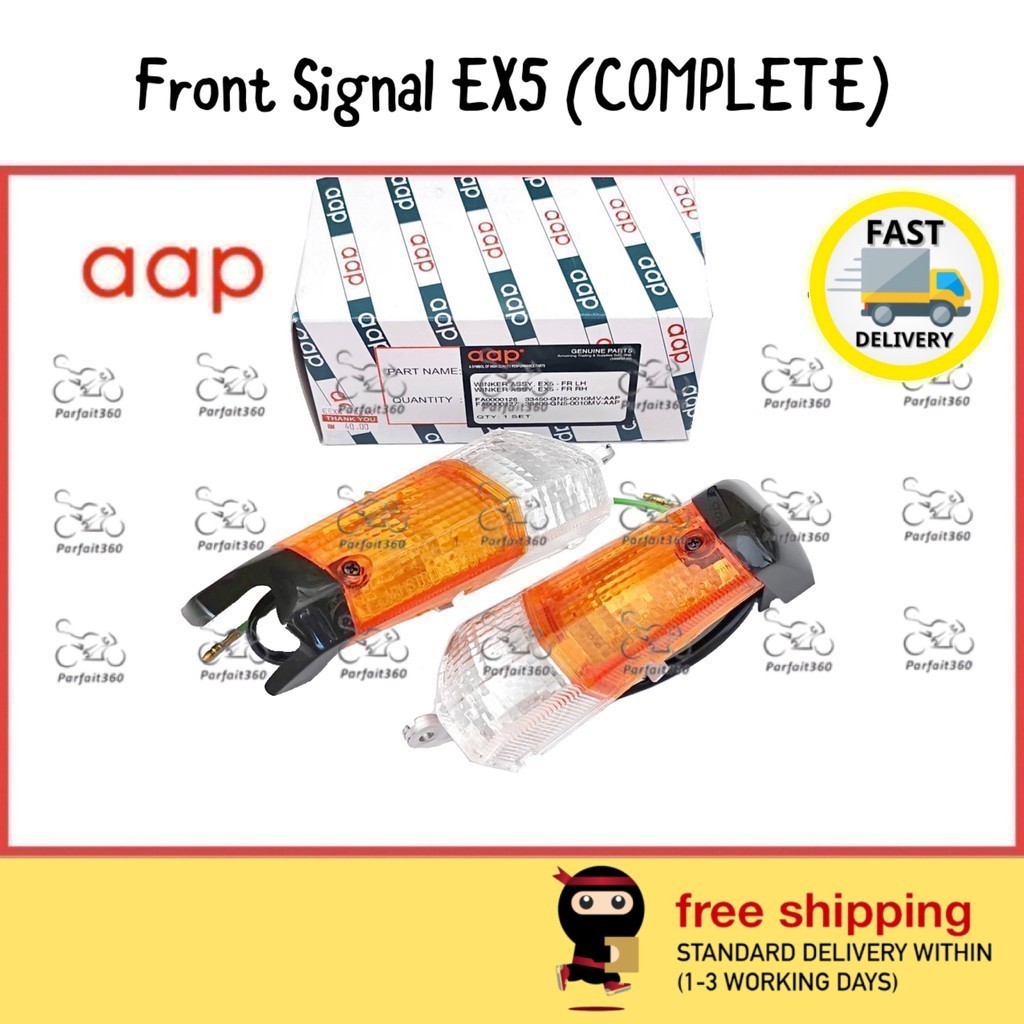 (COMPLETE) AAP HONDA EX5 DREAM / POWER Front Signal Assy / Signal Depan ...