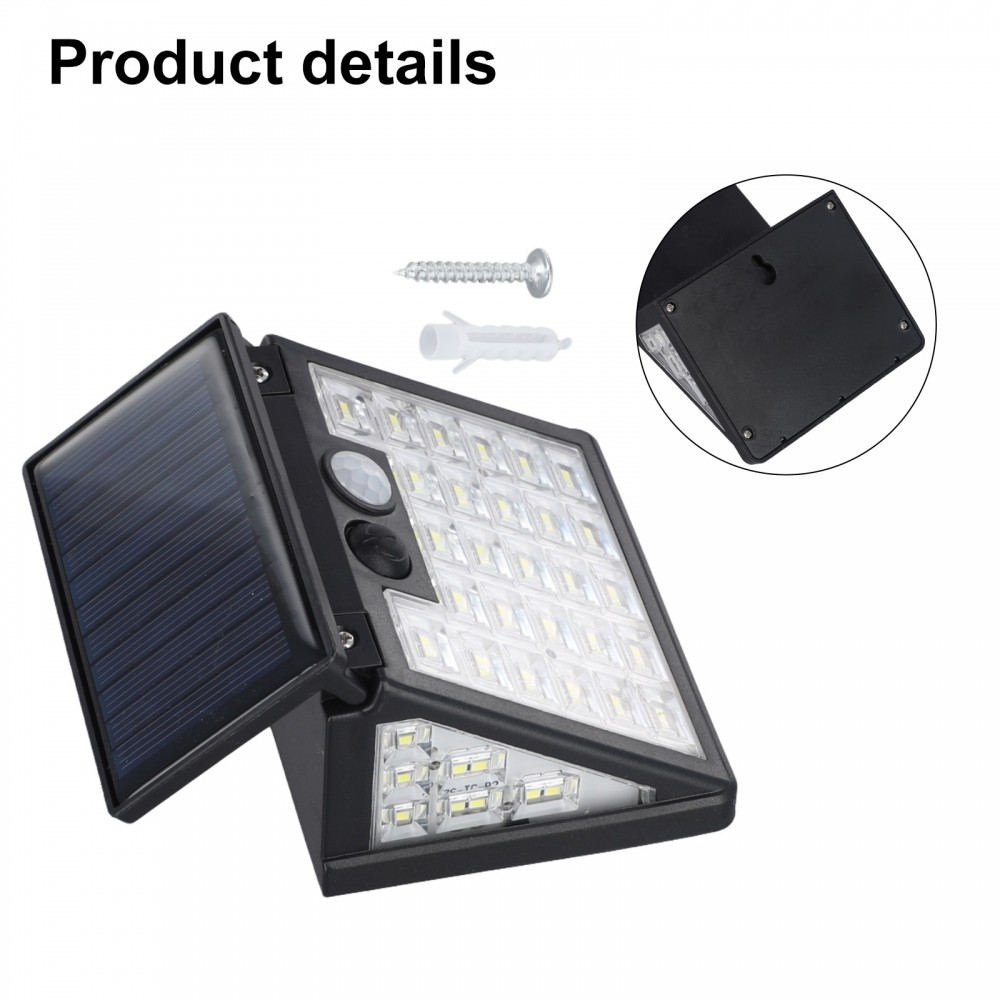 PIR Activated Illuminating Solutions Energy Saving 72 LED Solar Lights ...
