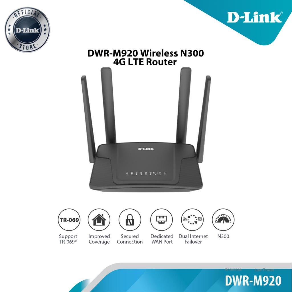 D-Link DWR-M920 4G LTE Cat 4 Wifi Modem Official 1 Year Warranty Router ...